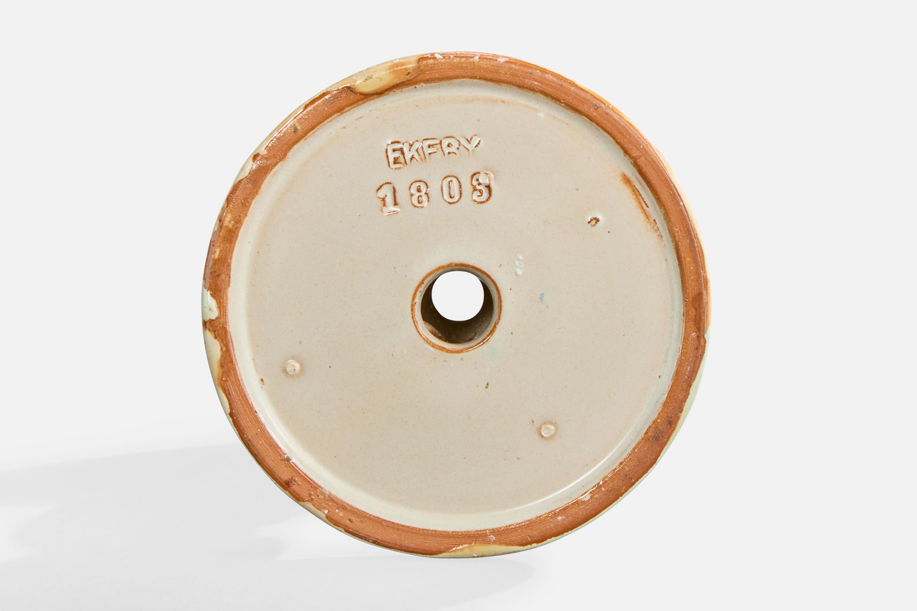 Upsala Ekeby, Candlesticks, Ceramic, Sweden, 1930s in vendita 3