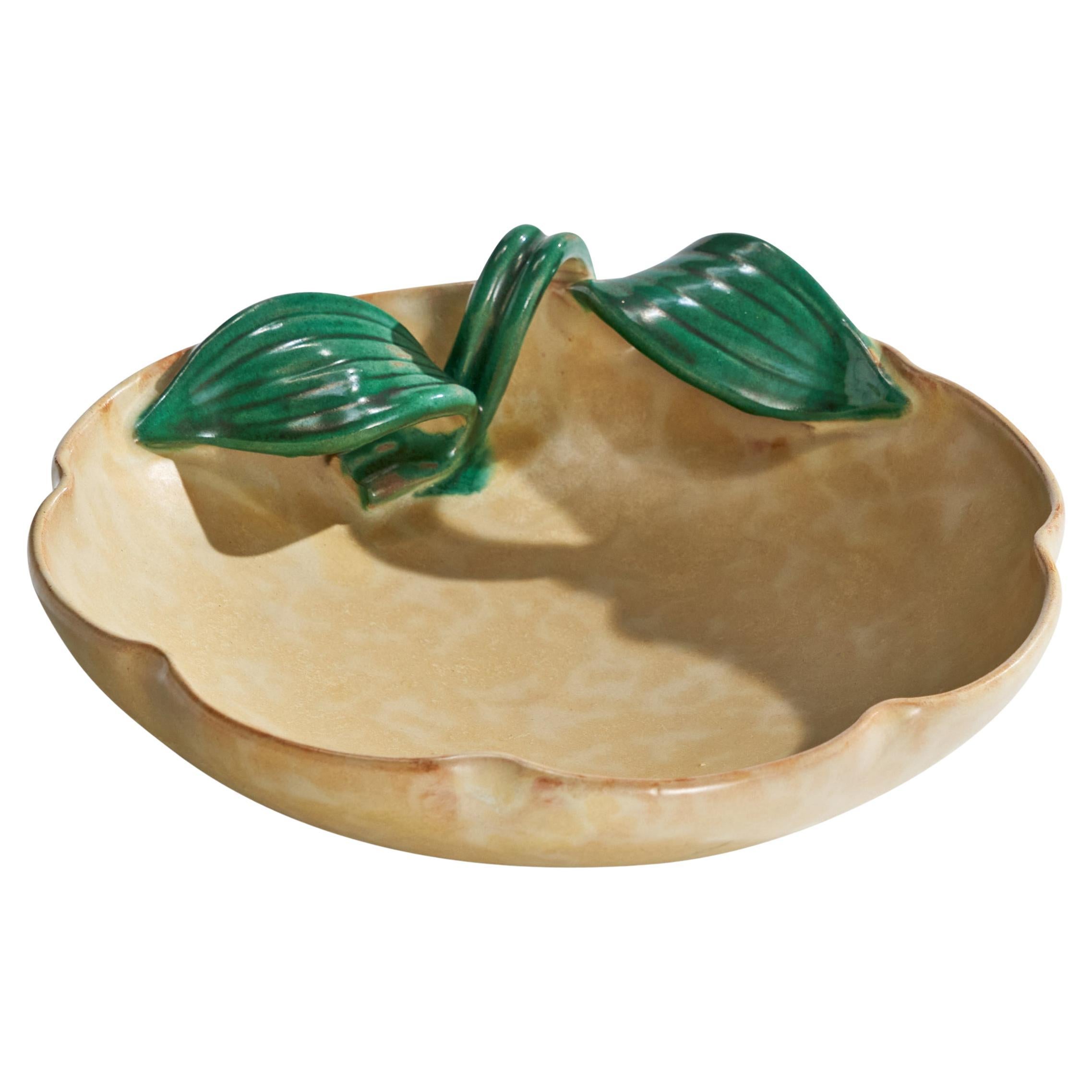 Upsala Ekeby, Dish, Earthenware, Sweden, 1930s