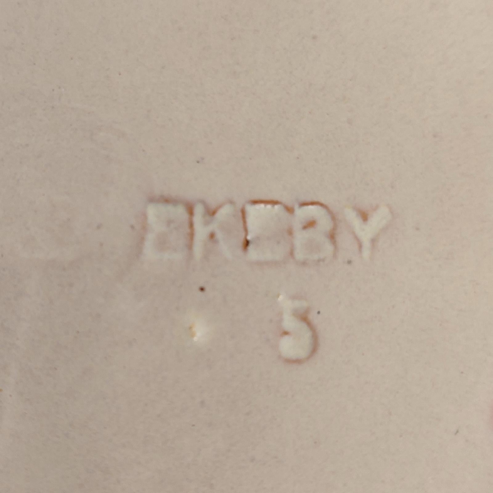 Upsala Ekeby, Einar Luterkort, Servizio di frutta in ceramica, 1+10 pezzi, Svezia, anni '30 in vendita 7