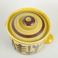 Upsala-Ekeby / Gefle. Lidded tureen in glazed faience .“Pang” series, 1960s