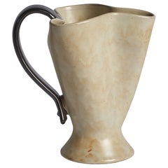 Upsala Ekeby, Pitcher, Earthenware, Sweden, 1930s