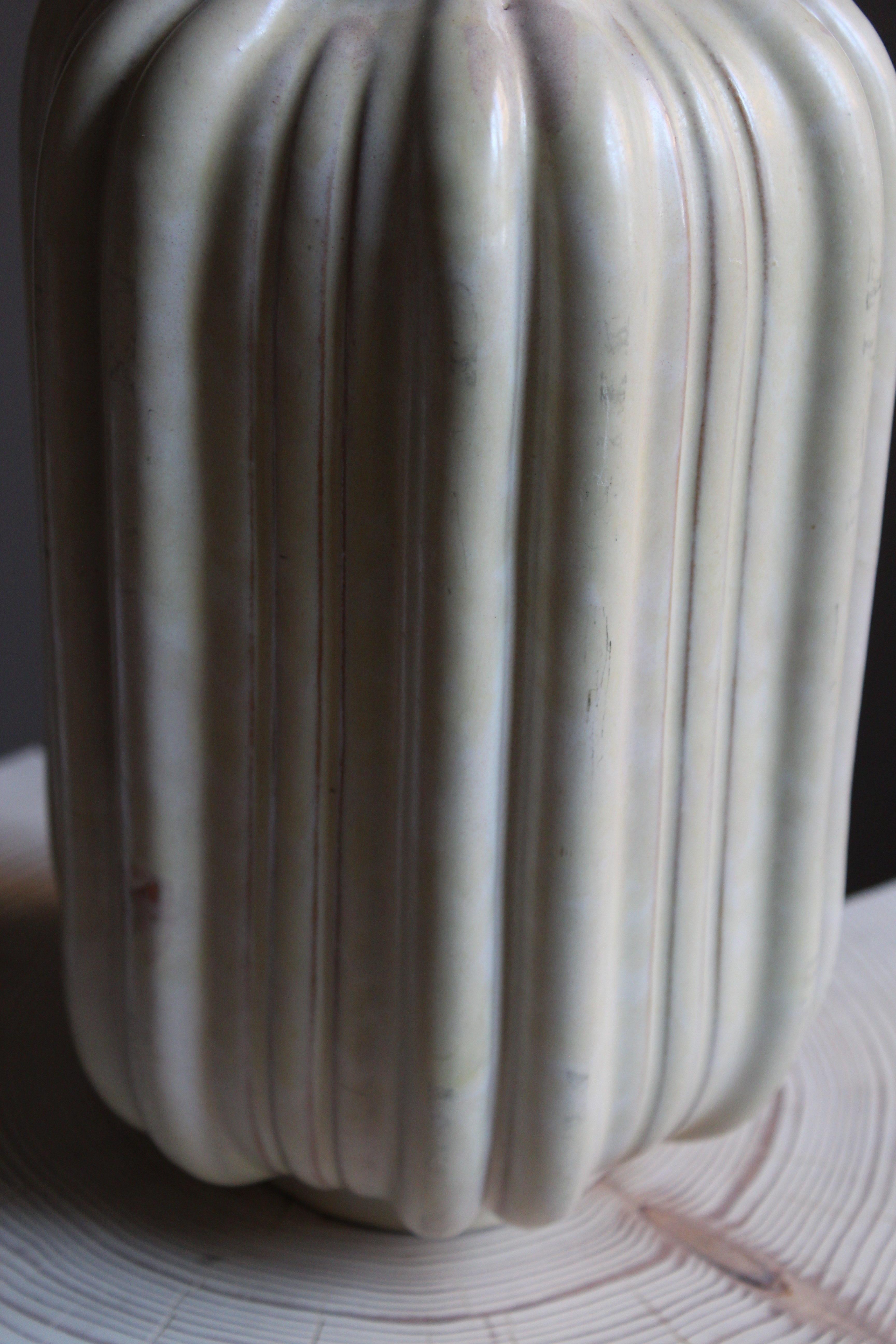 Swedish Upsala-Ekeby, Sizable Vase, Glazed Stoneware, Sweden, 1930s