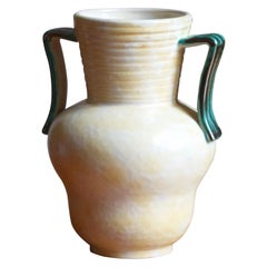 Upsala-Ekeby, Small Vase, Glazed Earthenware, Sweden, 1930s