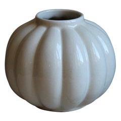 Upsala-Ekeby, Small Vase, Glazed Stoneware, Sweden, 1930s