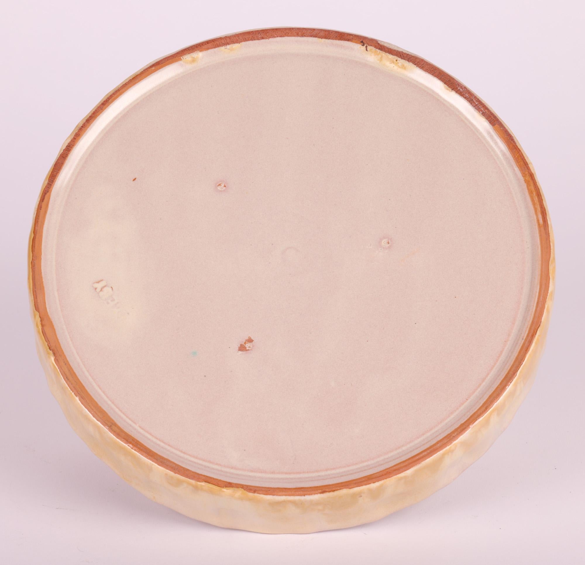 Upsala Ekeby Swedish Midcentury Art Pottery Dish with Nude For Sale 3