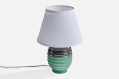 Upsala Ekeby, lampe de table, céramique, Suède, années 1930