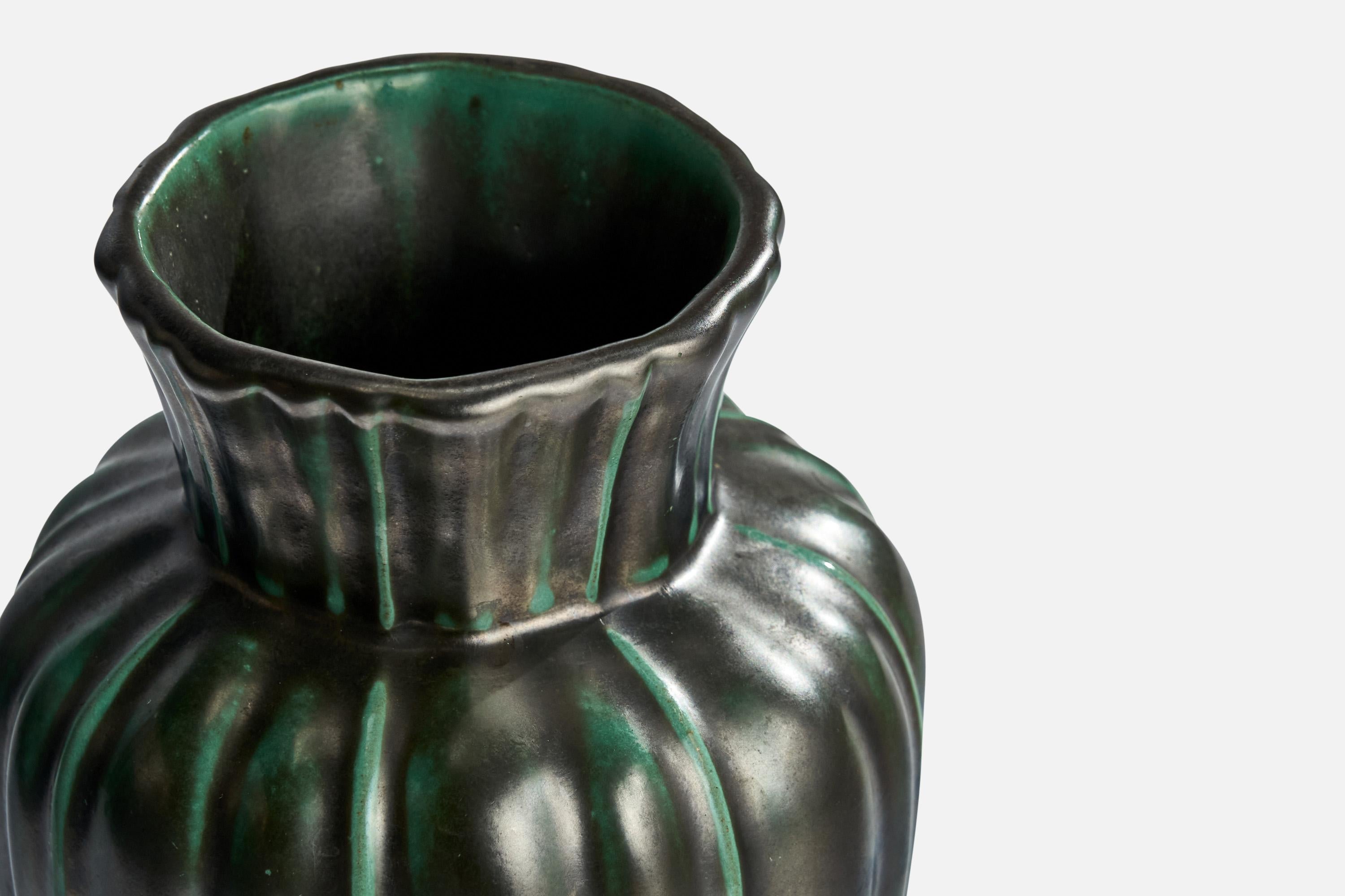 Swedish Upsala Ekeby, Vase, Earthenware, 1930s For Sale