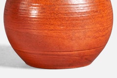 Vase en faïence de Upsala Ekeby, Suède, années 1930