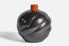 Upsala Ekeby, Vase, Steingut, Schweden, 1930er Jahre