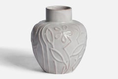 Upsala Ekeby, Vase, Steingut, Schweden, 1930er Jahre