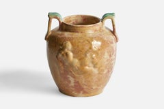 Upsala Ekeby, Vase, Steingut, Schweden, 1930er Jahre