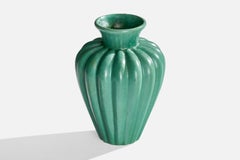 Upsala Ekeby, Vase, Steingut, Schweden, 1930er Jahre