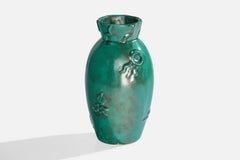 Upsala Ekeby, Vase, Steingut, Schweden, 1930er Jahre