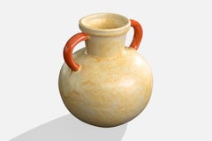 Vase en faïence de Upsala Ekeby, Suède, années 1930