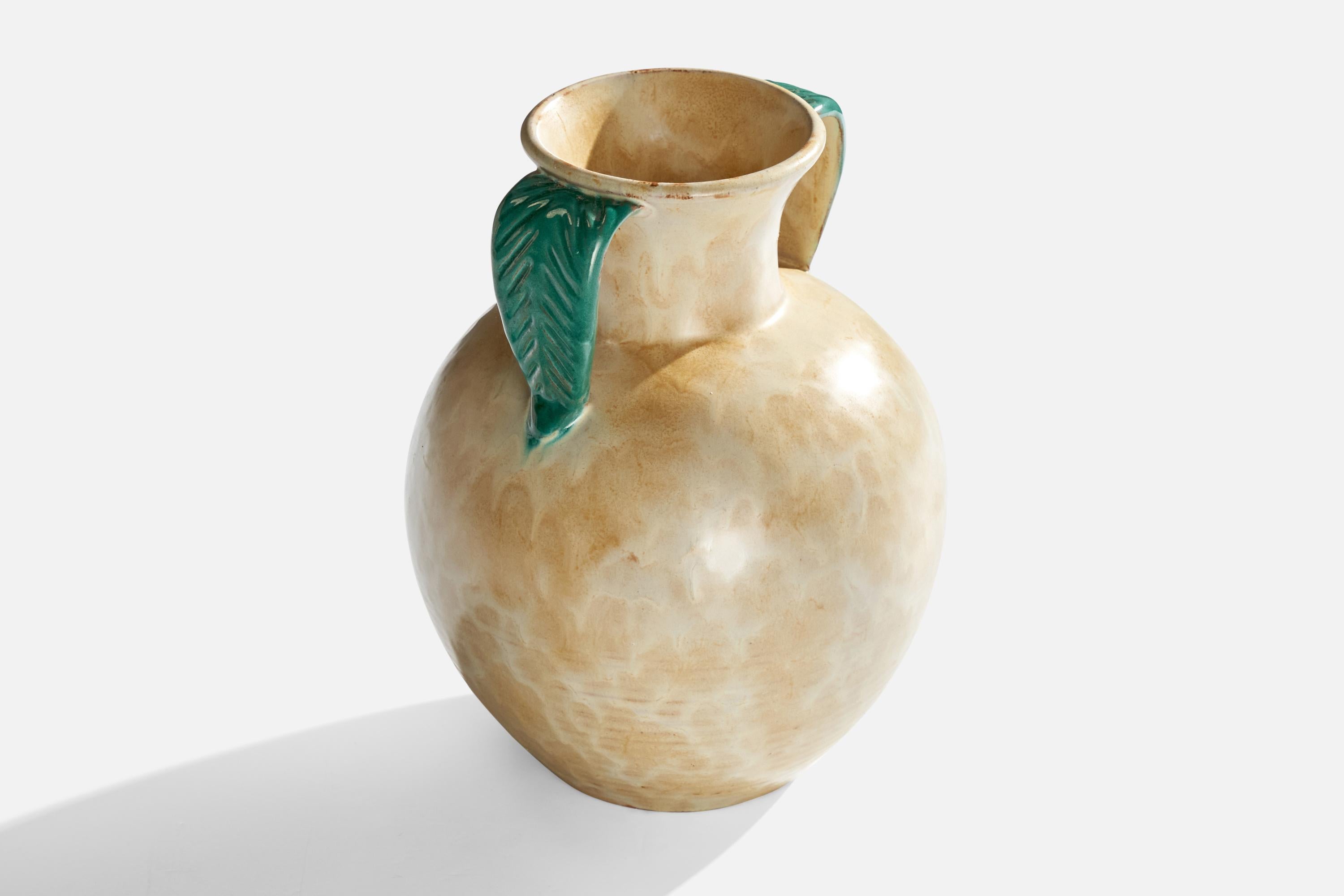Scandinave moderne Vase en faïence de Upsala Ekeby, Suède, années 1930 en vente