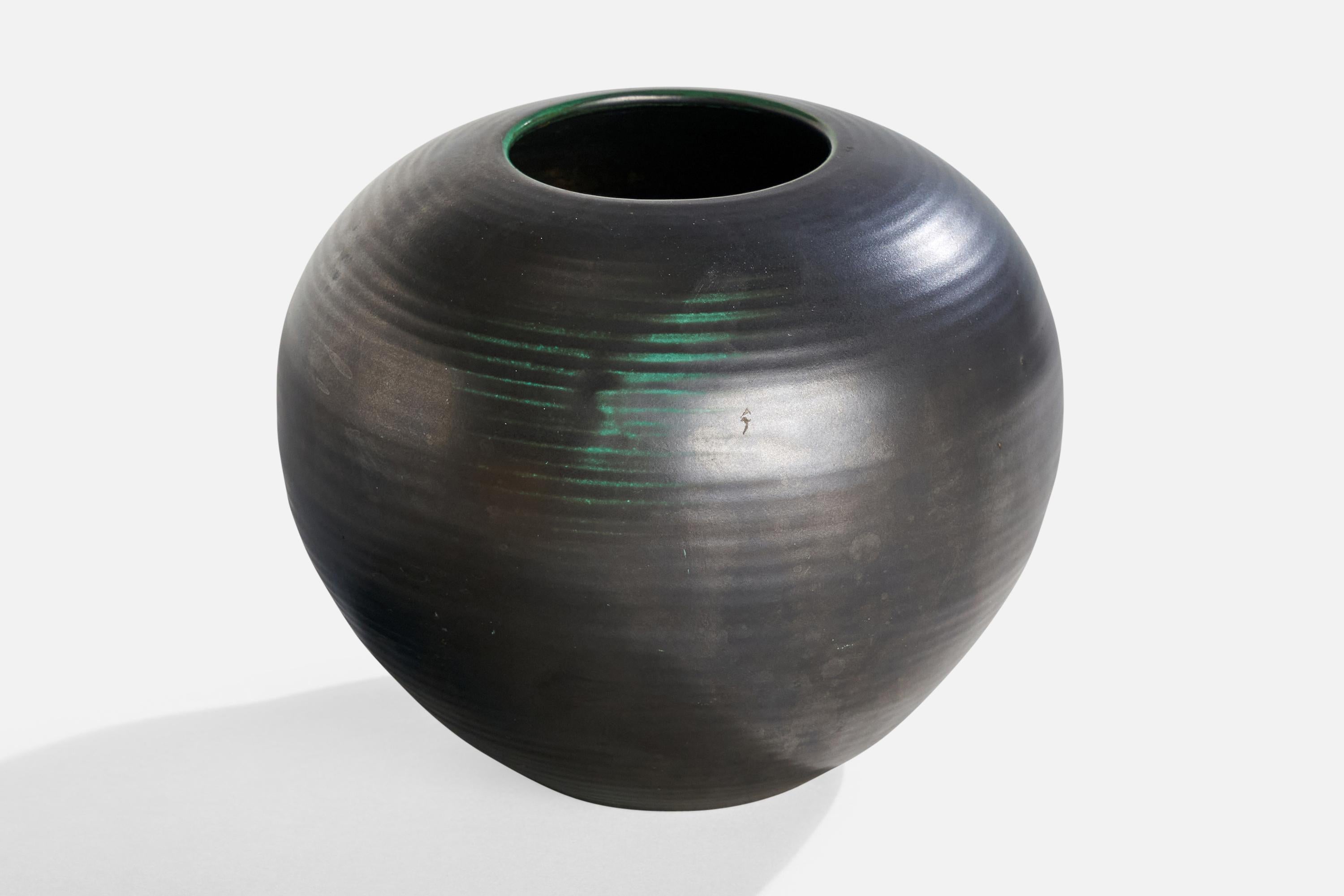 Svedese Upsala Ekeby, Vaso, Terracotta, Svezia, anni '1930 in vendita