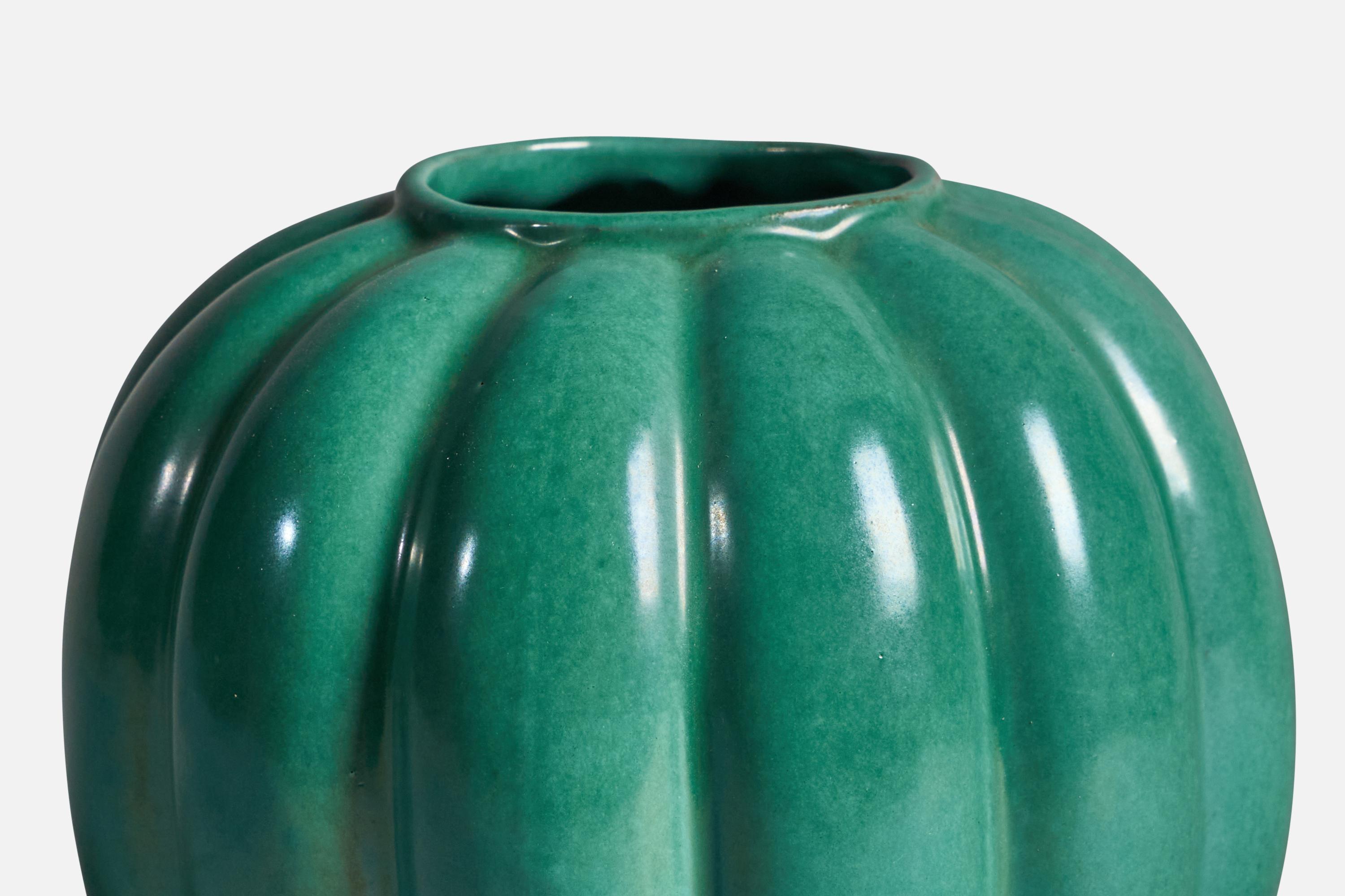 Suédois Vase en faïence de Upsala Ekeby, Suède, années 1930 en vente