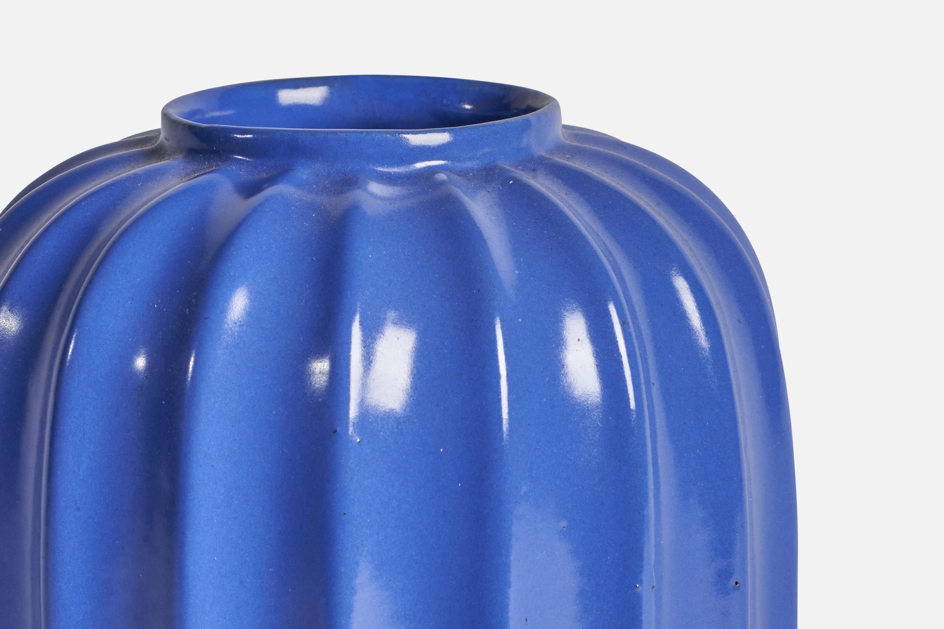 Svedese Upsala Ekeby, Vaso, Terracotta, Svezia, anni '1930 in vendita