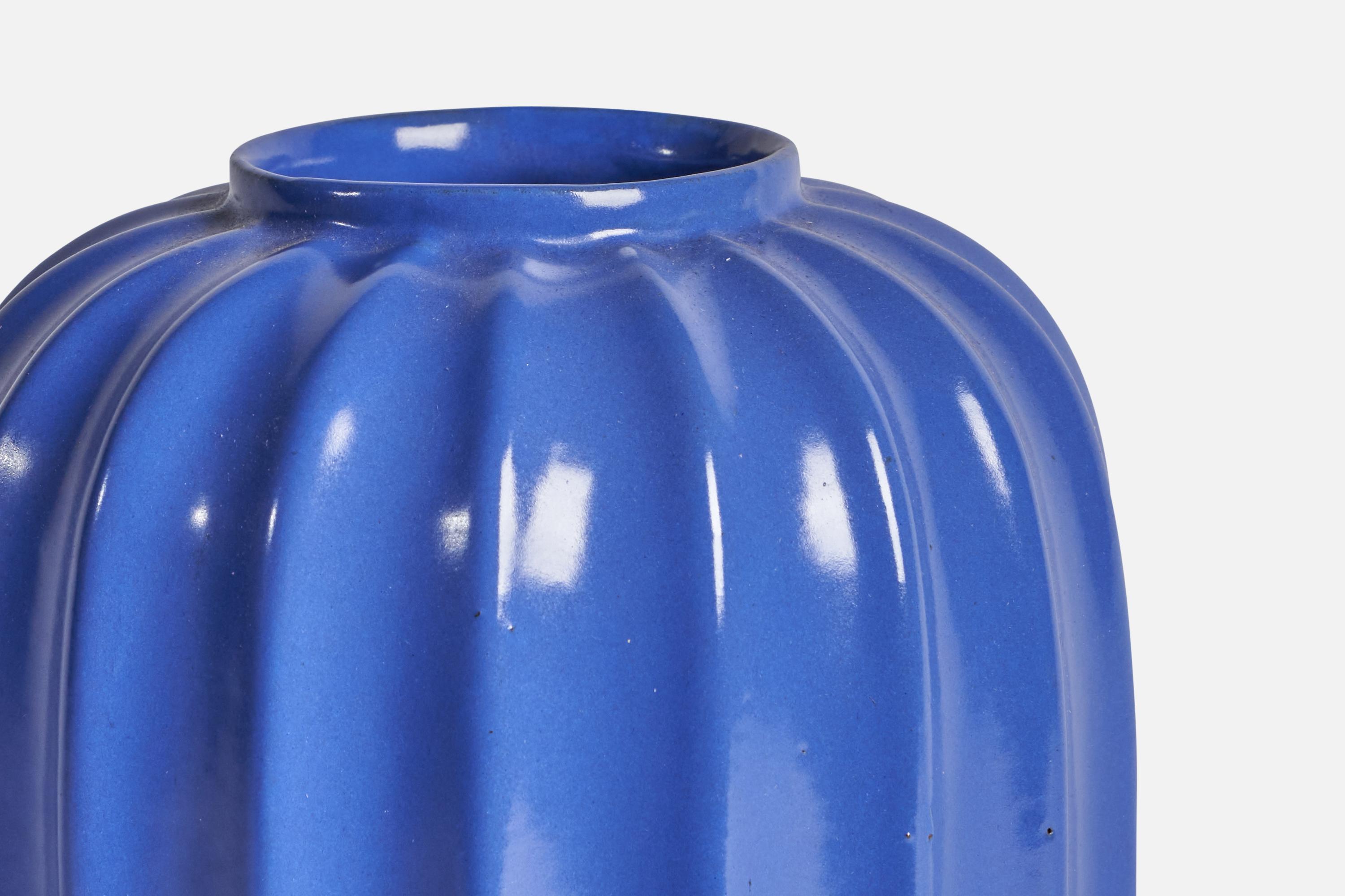 Swedish Upsala Ekeby, Vase, Earthenware, Sweden, 1930s For Sale