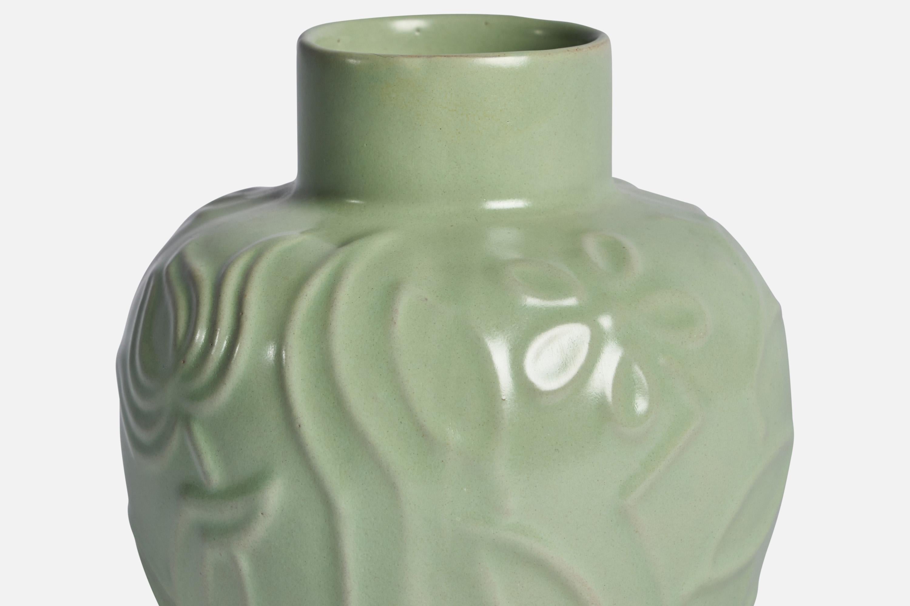 Svedese Upsala Ekeby, Vaso, Terracotta, Svezia, anni '1930 in vendita