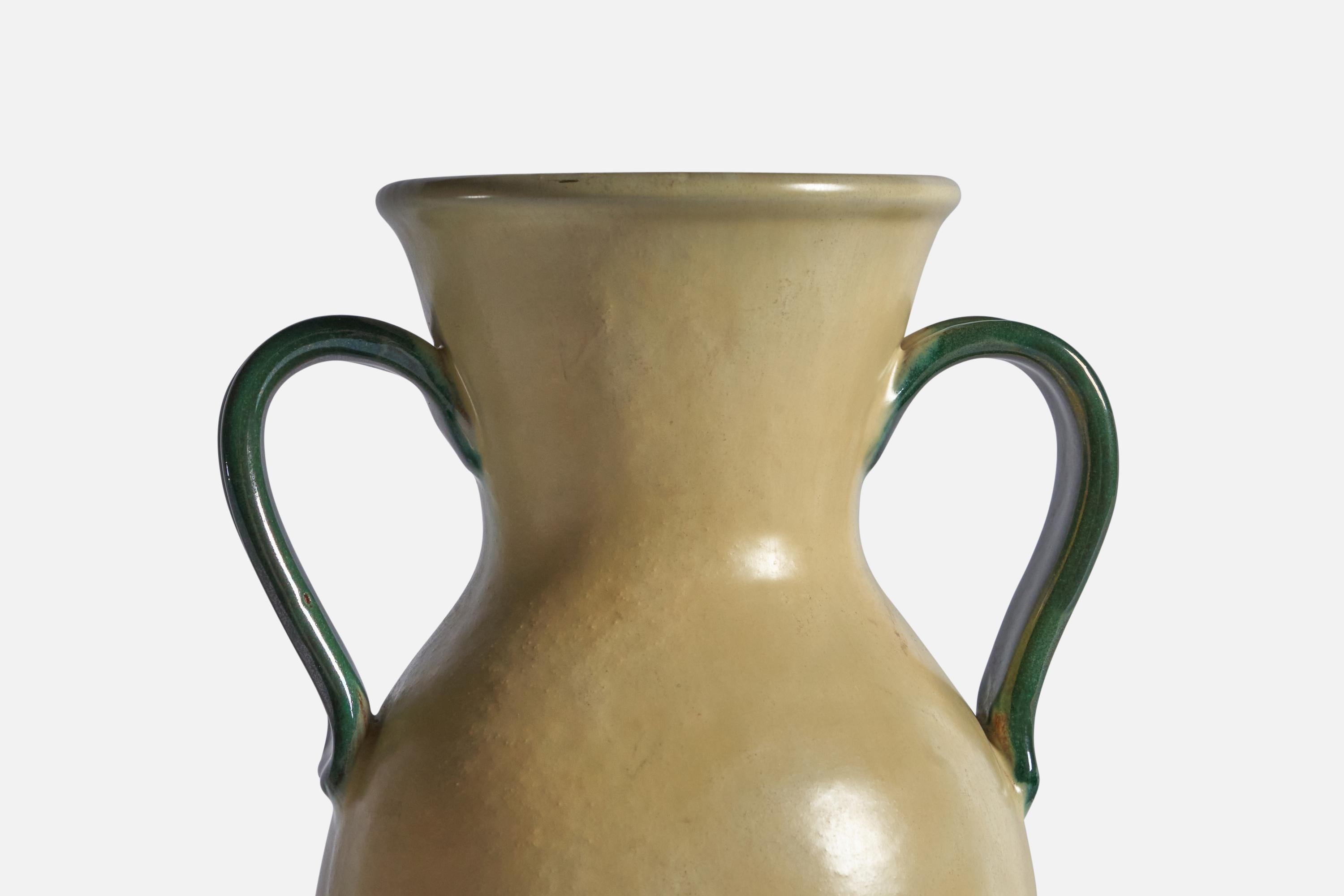 Svedese Upsala Ekeby, Vaso, Terracotta, Svezia, anni '1930 in vendita