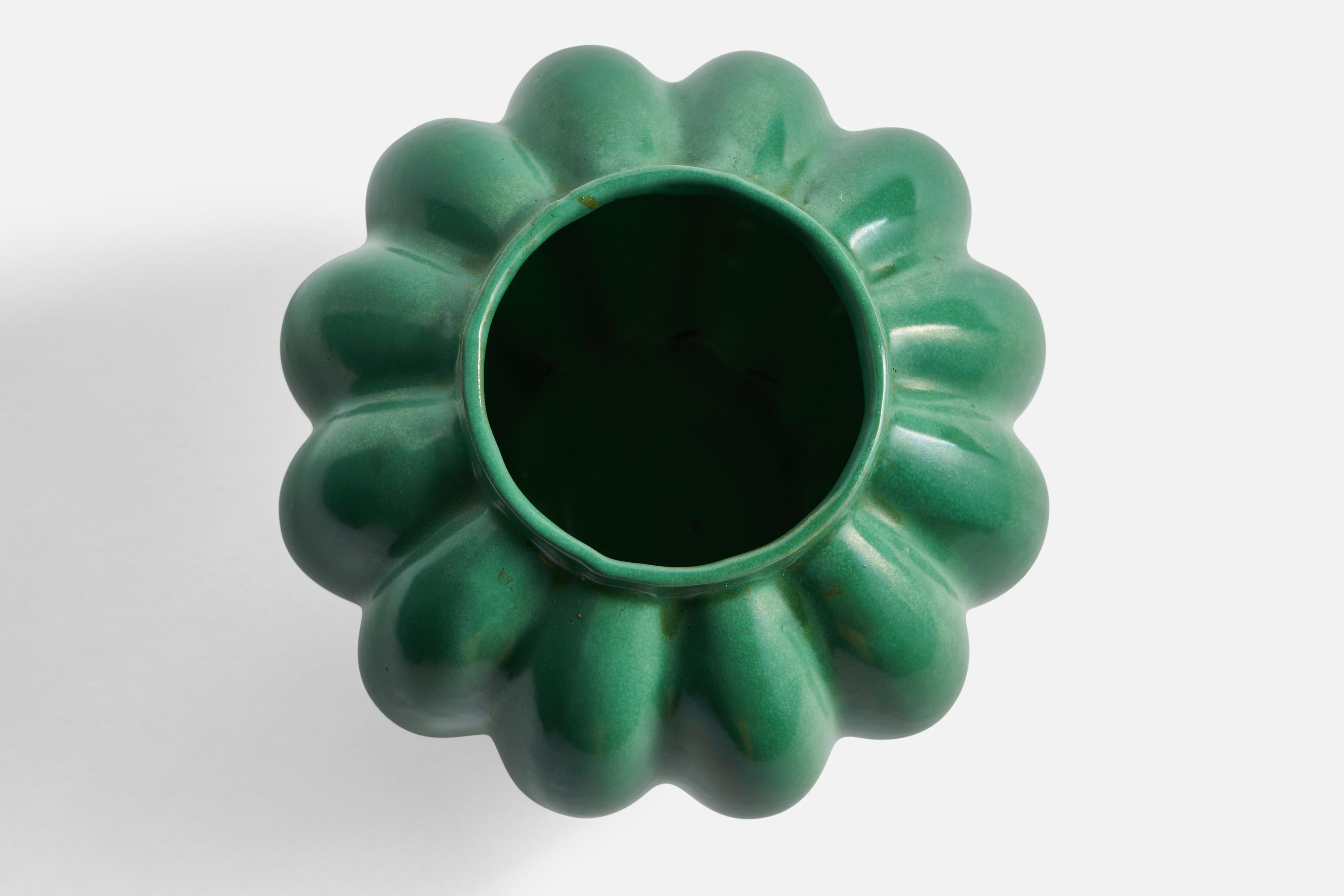 Svedese Upsala Ekeby, Vaso, Terracotta, Svezia, anni '1930 in vendita
