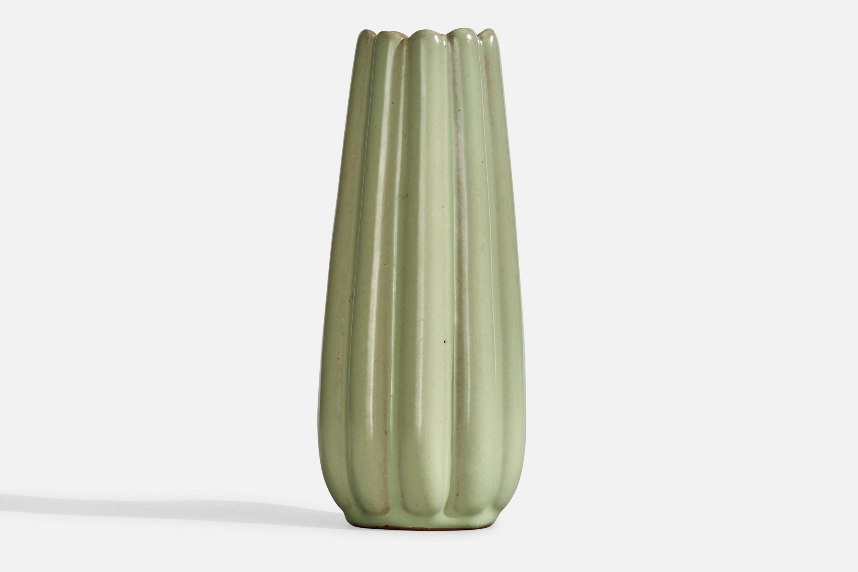 Svedese Upsala Ekeby, Vaso, Terracotta, Svezia, anni '1930 in vendita