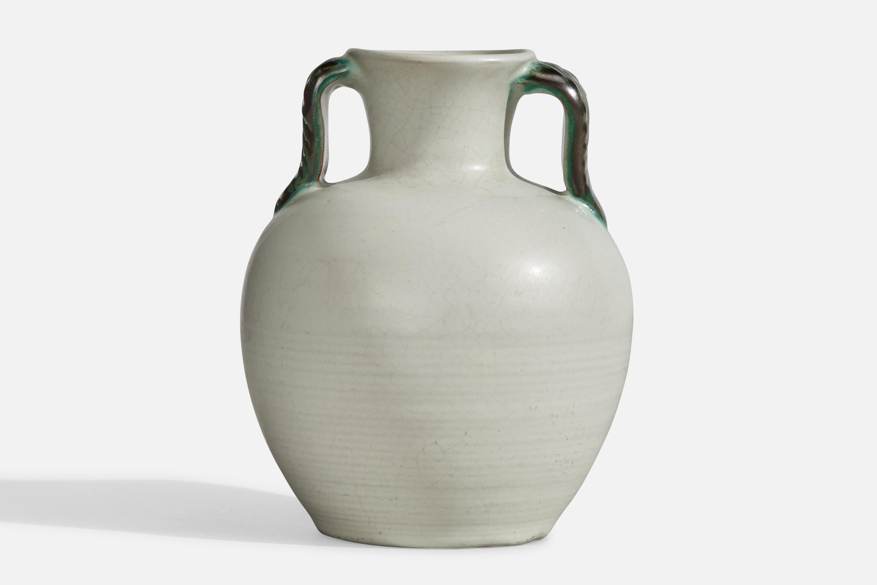 Svedese Upsala Ekeby, Vaso, Terracotta, Svezia, anni '1930 in vendita