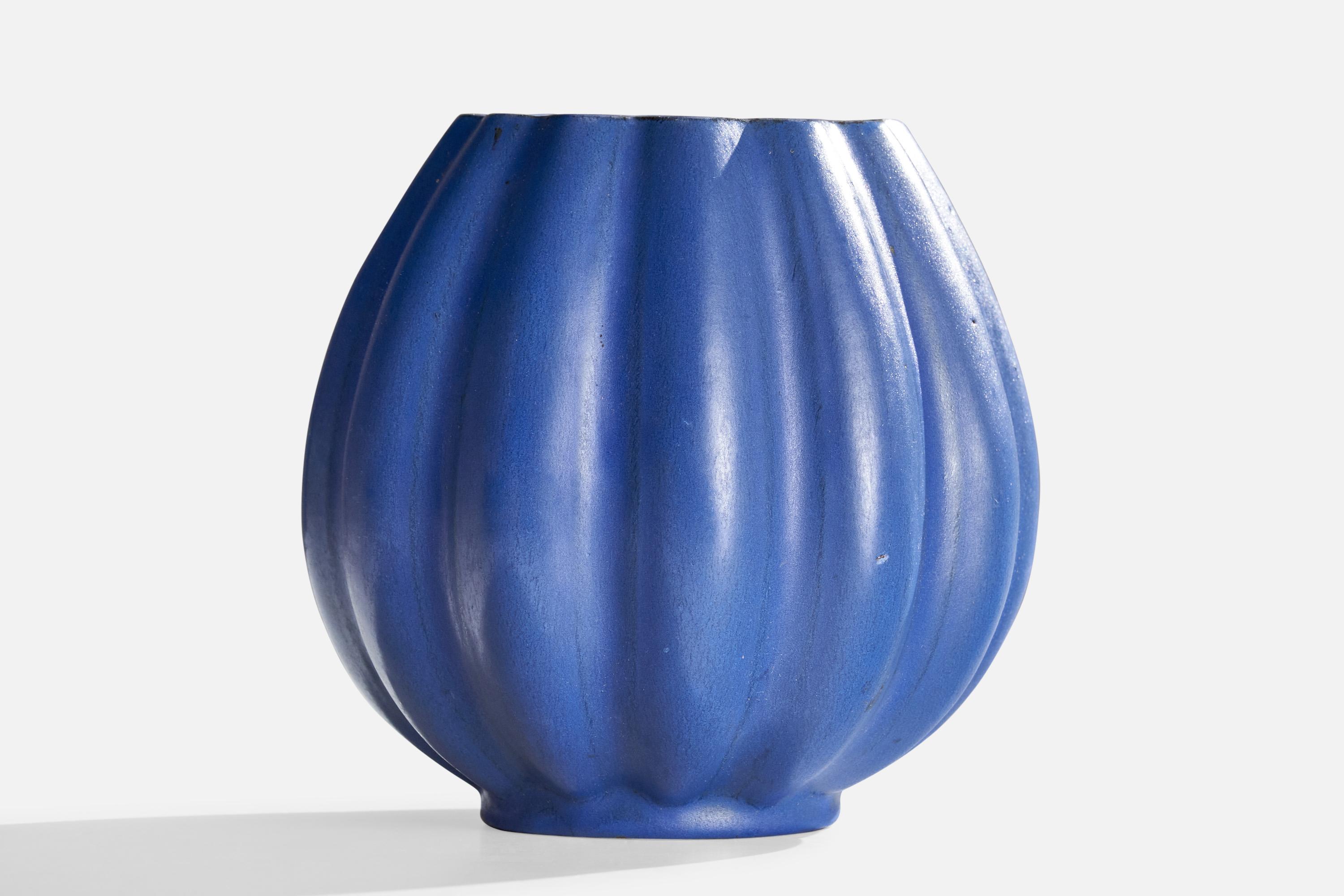Svedese Upsala Ekeby, Vaso, Terracotta, Svezia, anni '1930 in vendita