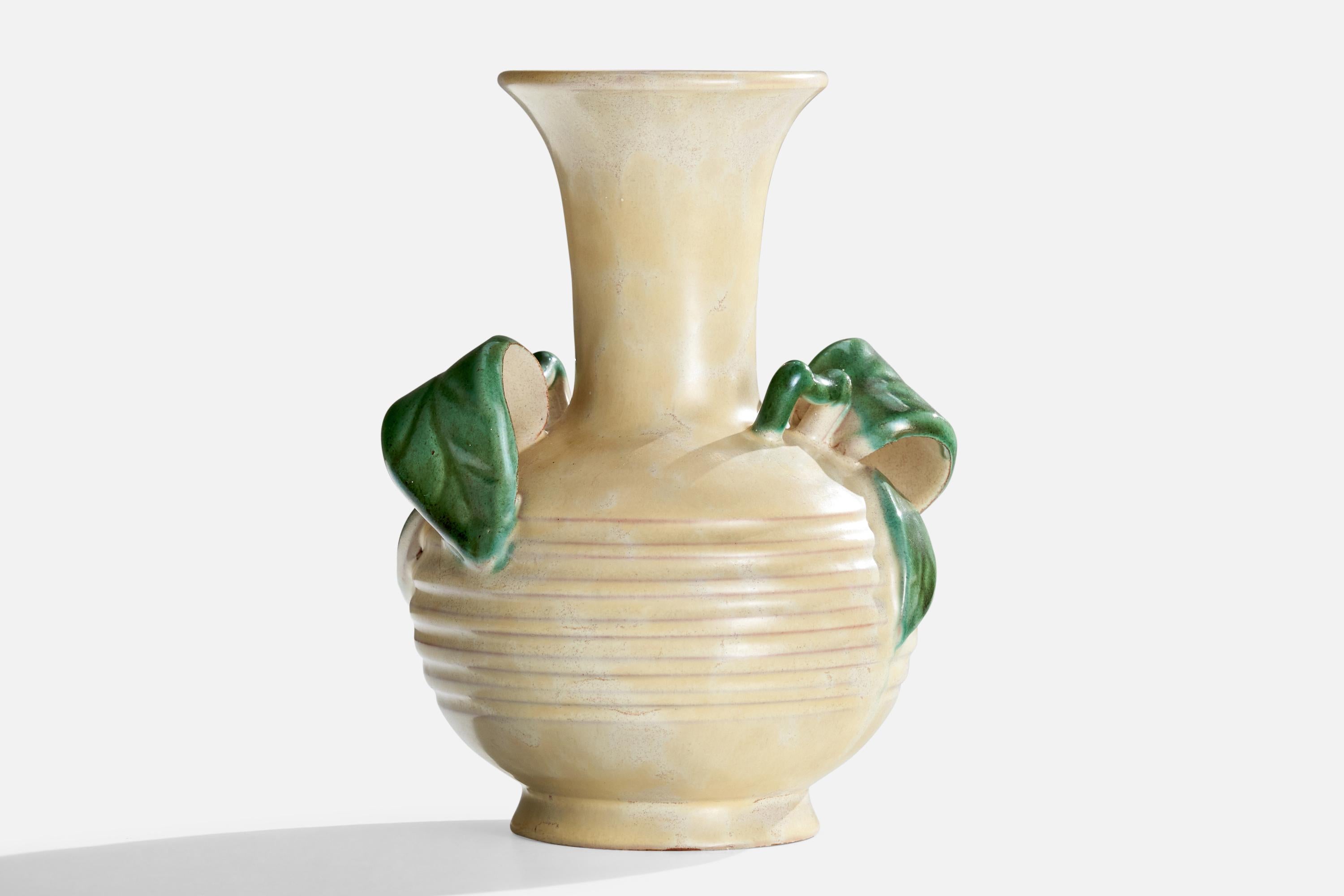 Suédois Vase en faïence de Upsala Ekeby, Suède, années 1930 en vente