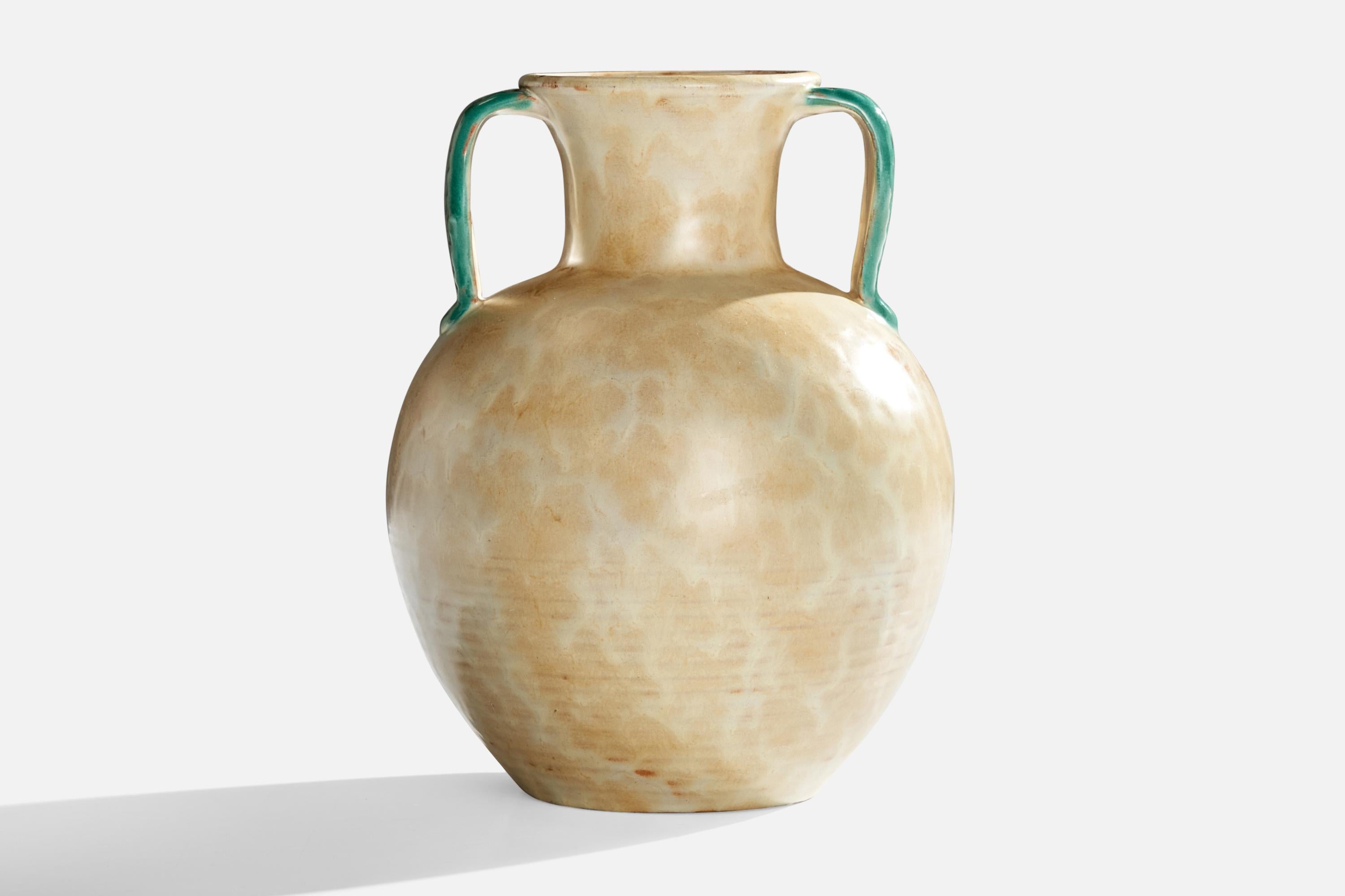 Suédois Vase en faïence de Upsala Ekeby, Suède, années 1930 en vente