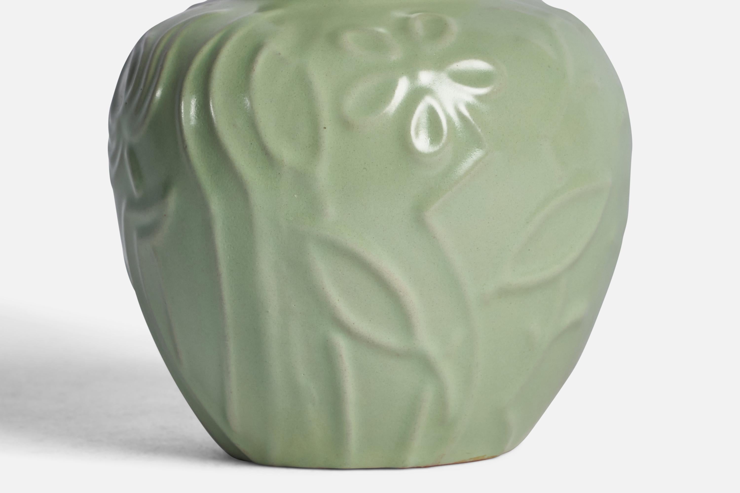 Upsala Ekeby, Vaso, Terracotta, Svezia, anni '1930 In condizioni buone in vendita a High Point, NC