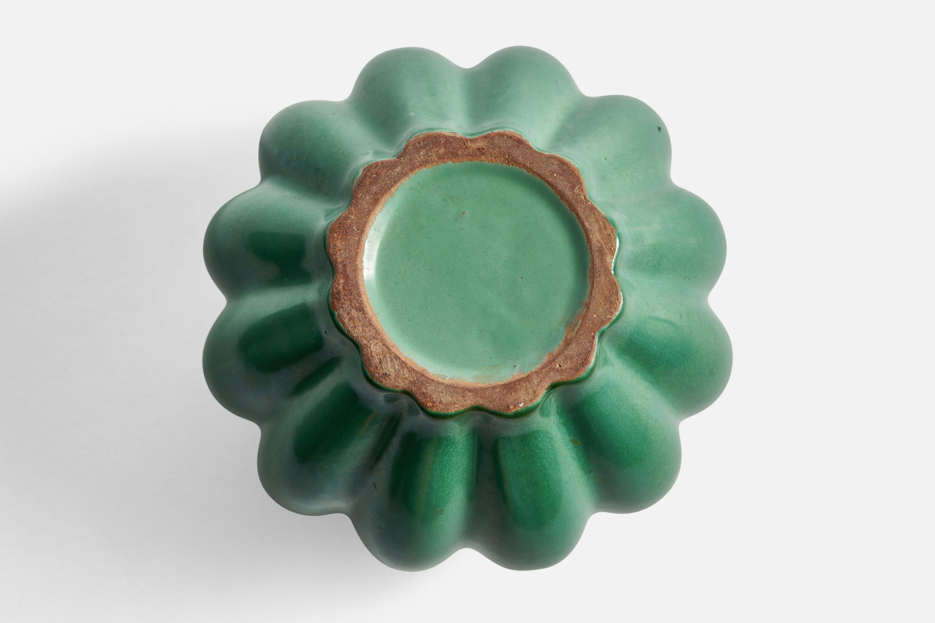 Upsala Ekeby, Vaso, Terracotta, Svezia, anni '1930 In condizioni buone in vendita a High Point, NC