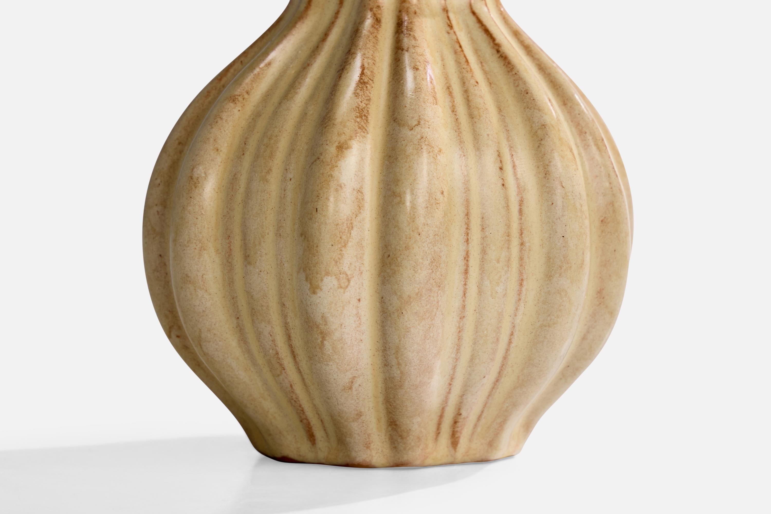 Mid-20th Century Upsala Ekeby, Vase, Earthenware, Sweden, 1930s For Sale