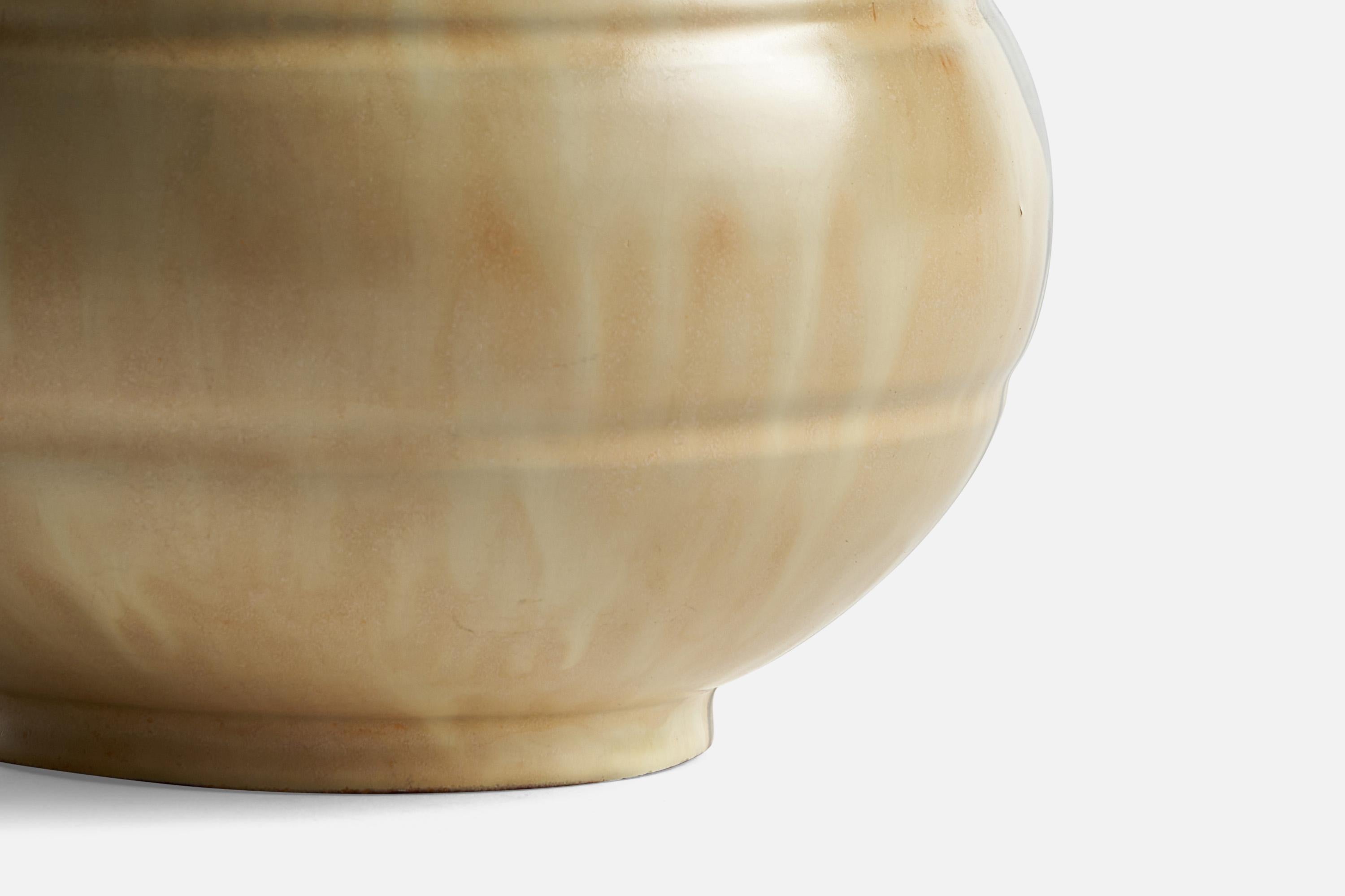 Upsala Ekeby, Vase, Earthenware, Sweden, 1930s For Sale 1