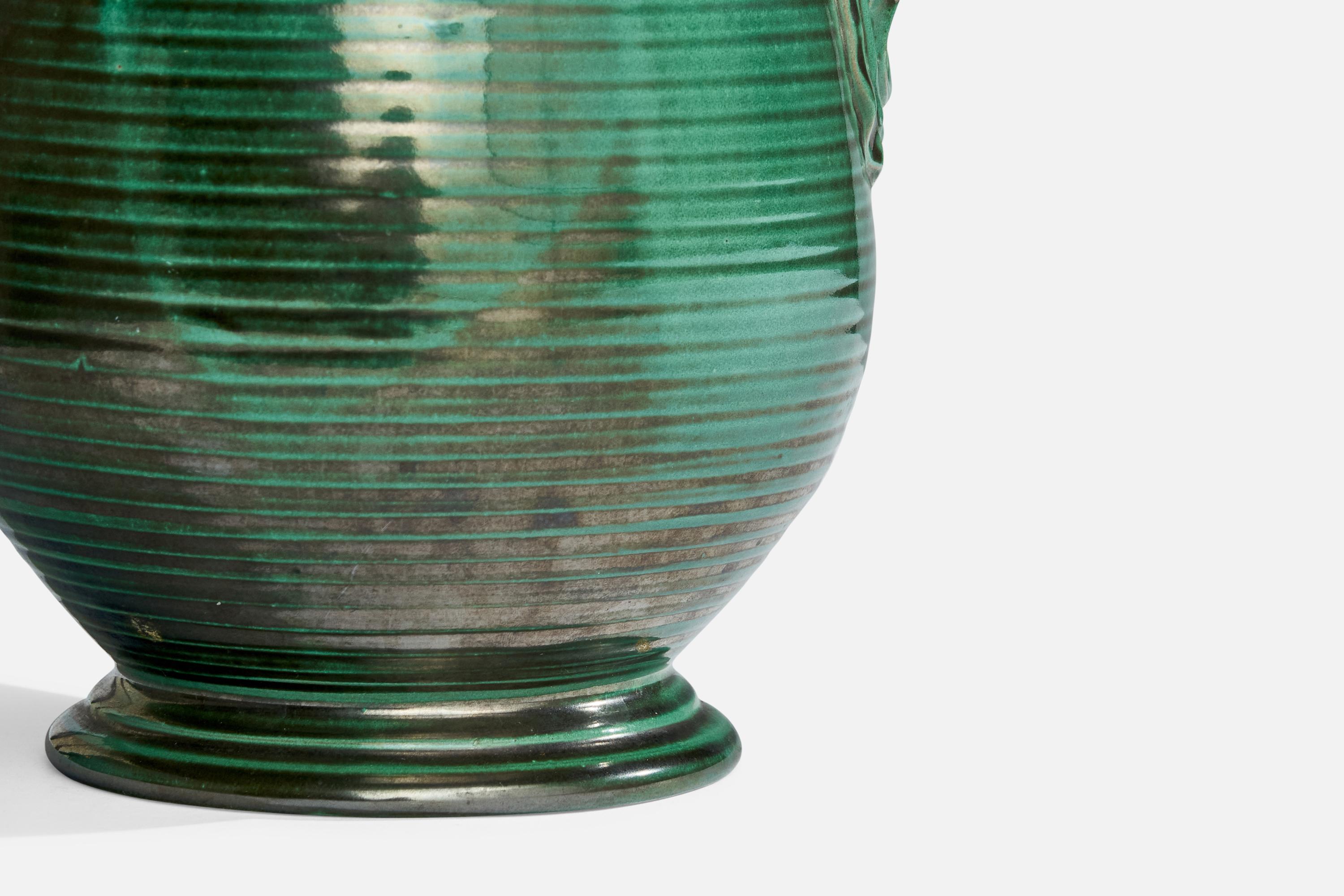 Upsala Ekeby, Vase, Earthenware, Sweden, 1930s For Sale 1