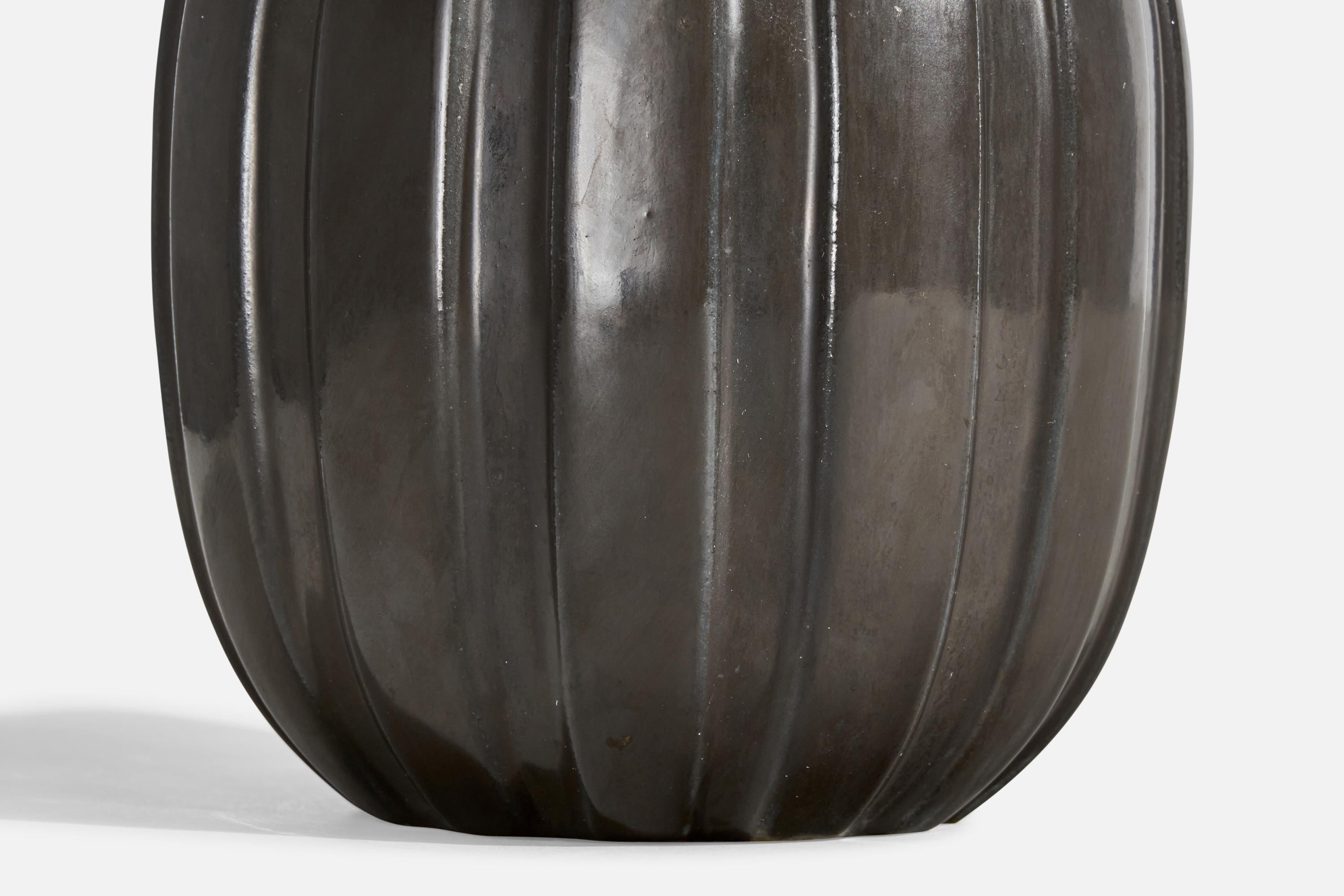 Cotto Upsala Ekeby, Vaso, Terracotta, Svezia, anni '1930 in vendita