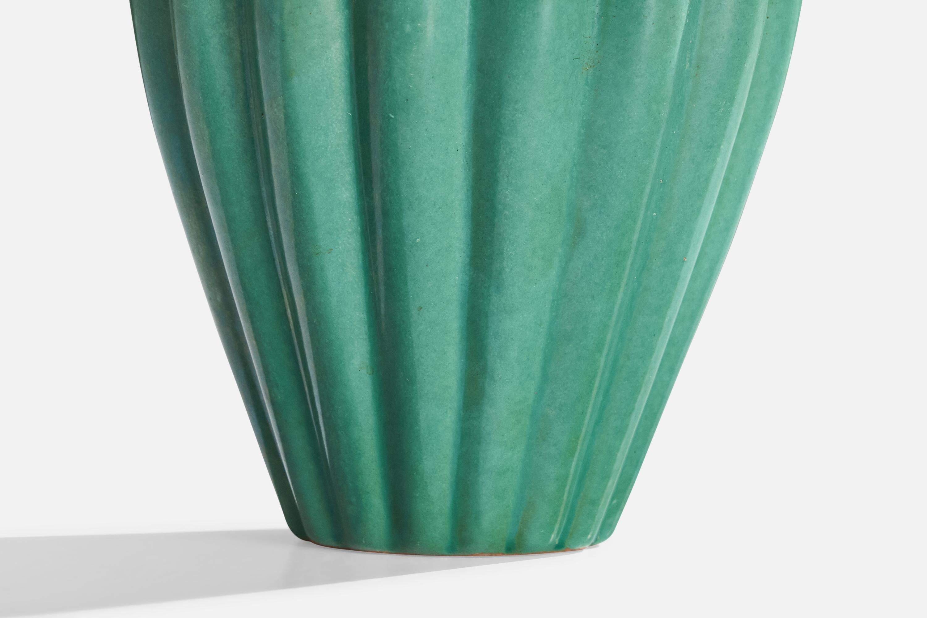 Cotto Upsala Ekeby, Vaso, Terracotta, Svezia, anni '1930 in vendita