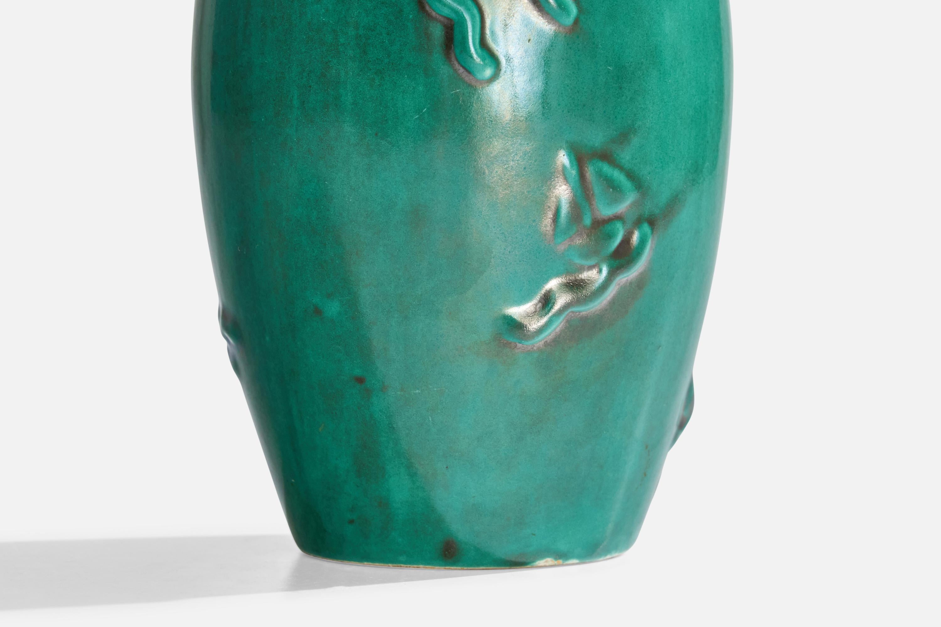 Poterie Vase en faïence de Upsala Ekeby, Suède, années 1930 en vente