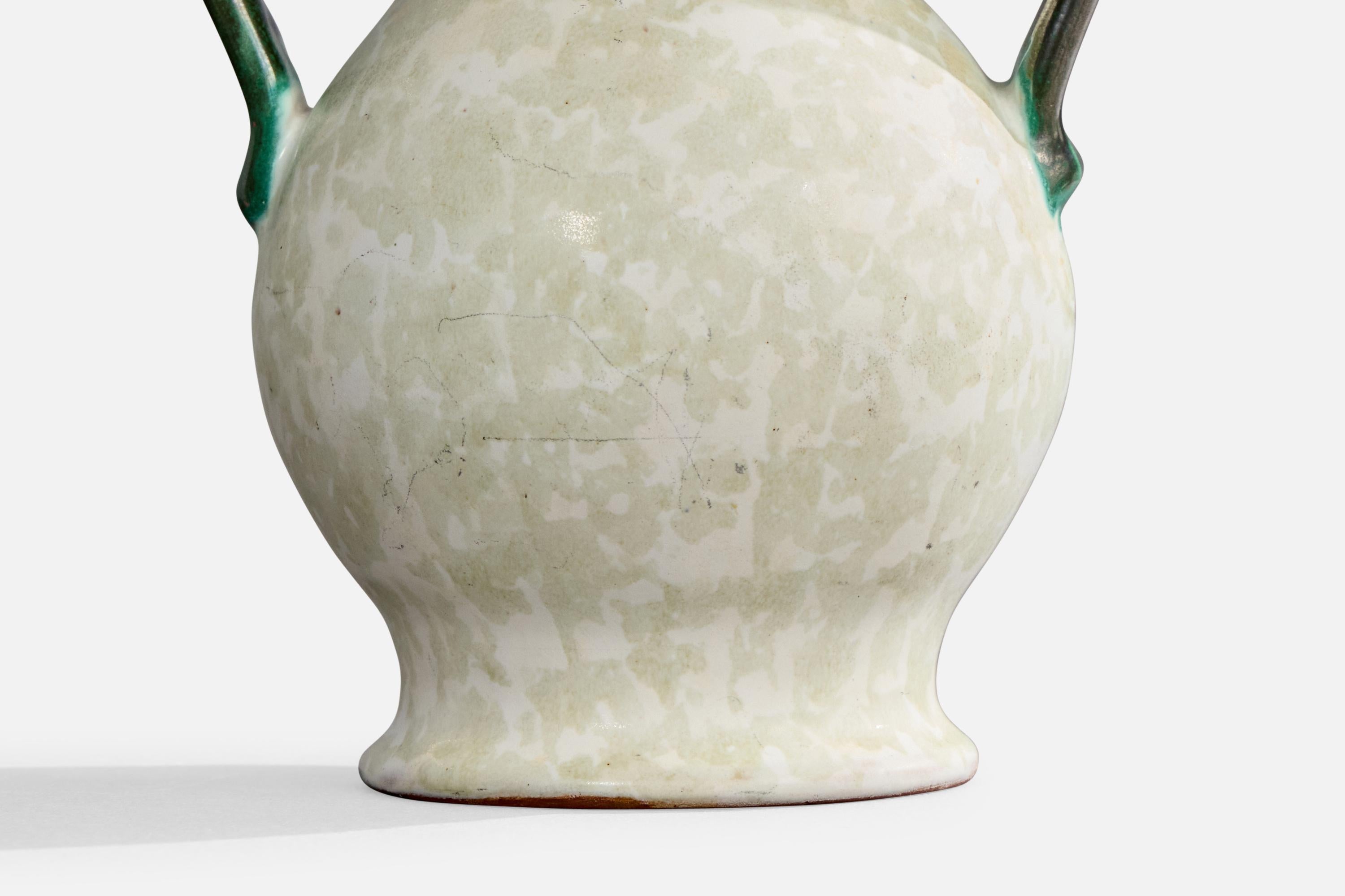 Upsala Ekeby, Vase, Earthenware, Sweden, 1930s For Sale 1