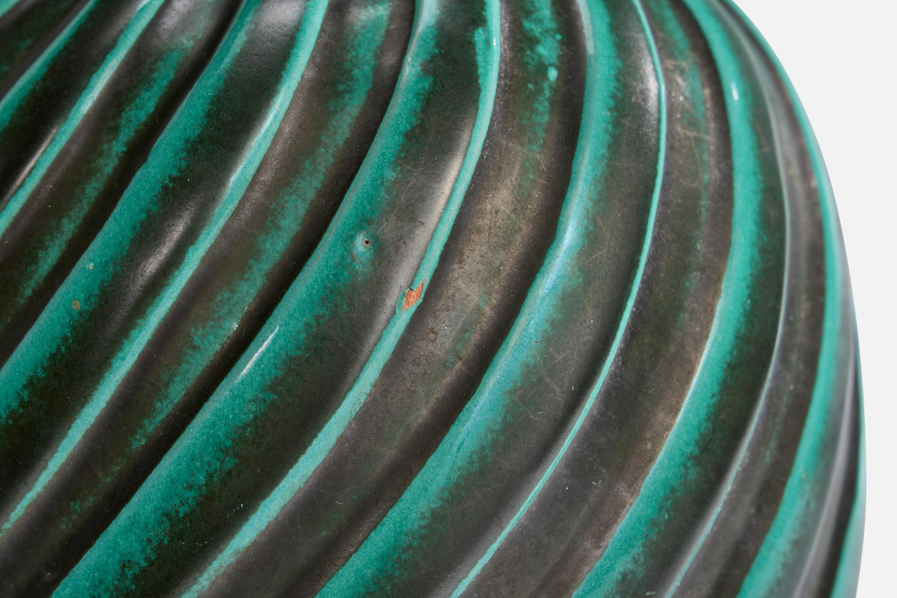 Poterie Vase en faïence de Upsala Ekeby, Suède, années 1930 en vente
