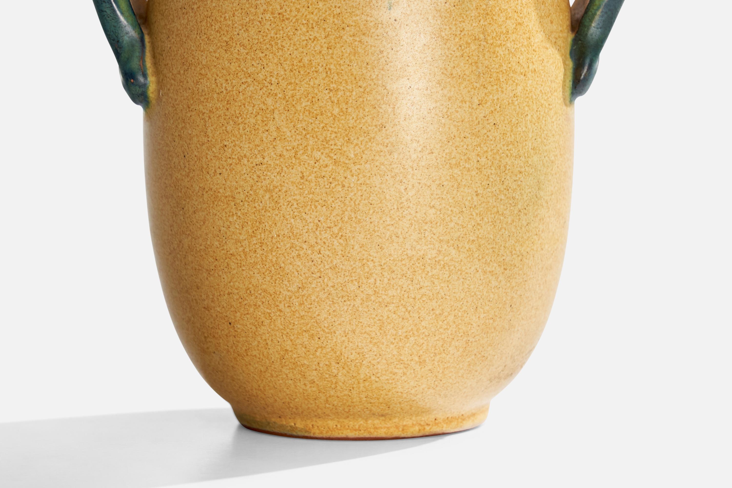 Upsala Ekeby, Vaso, Terracotta, Svezia, anni '1930 in vendita 2