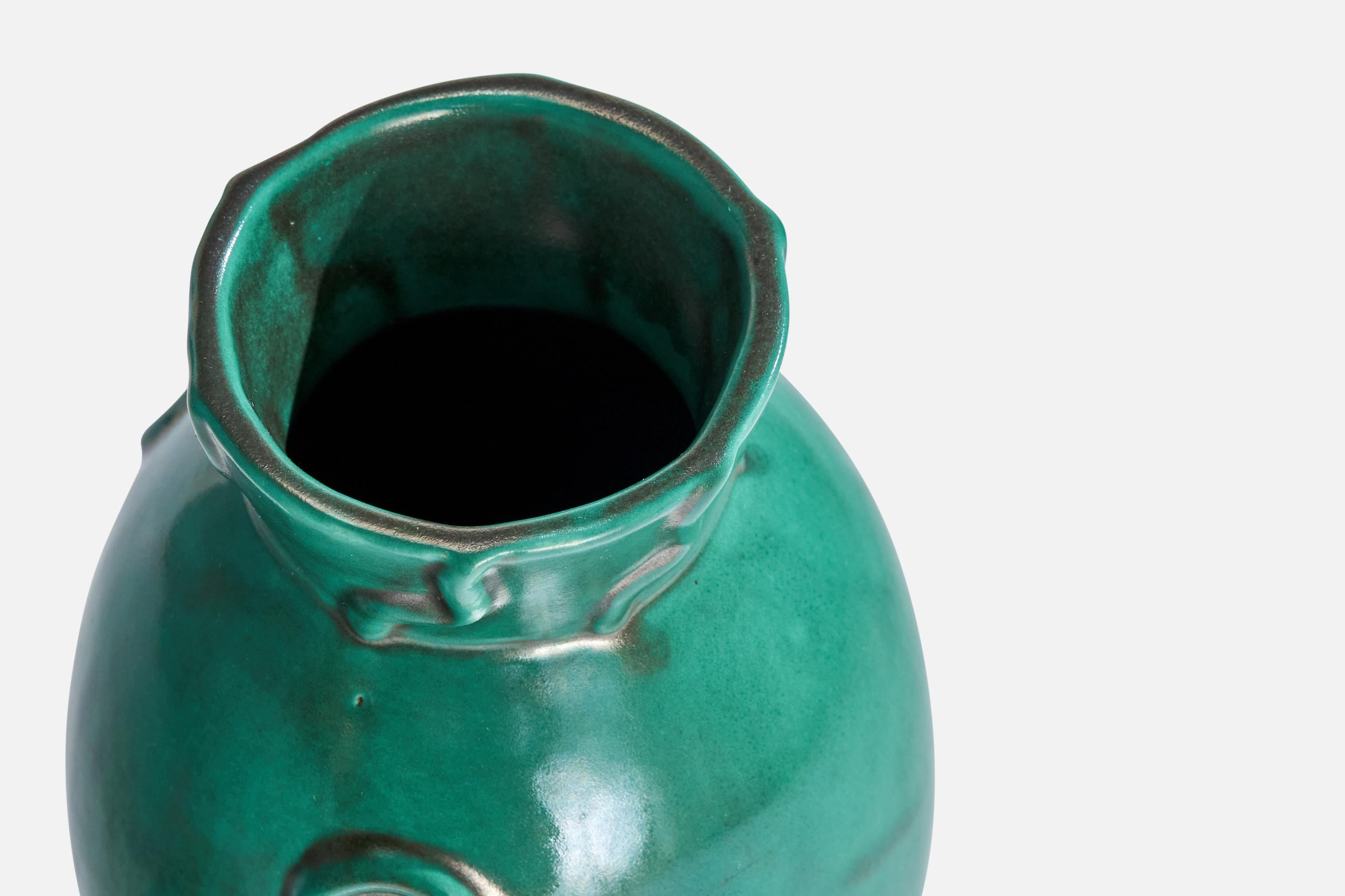 Vase en faïence de Upsala Ekeby, Suède, années 1930 en vente 1