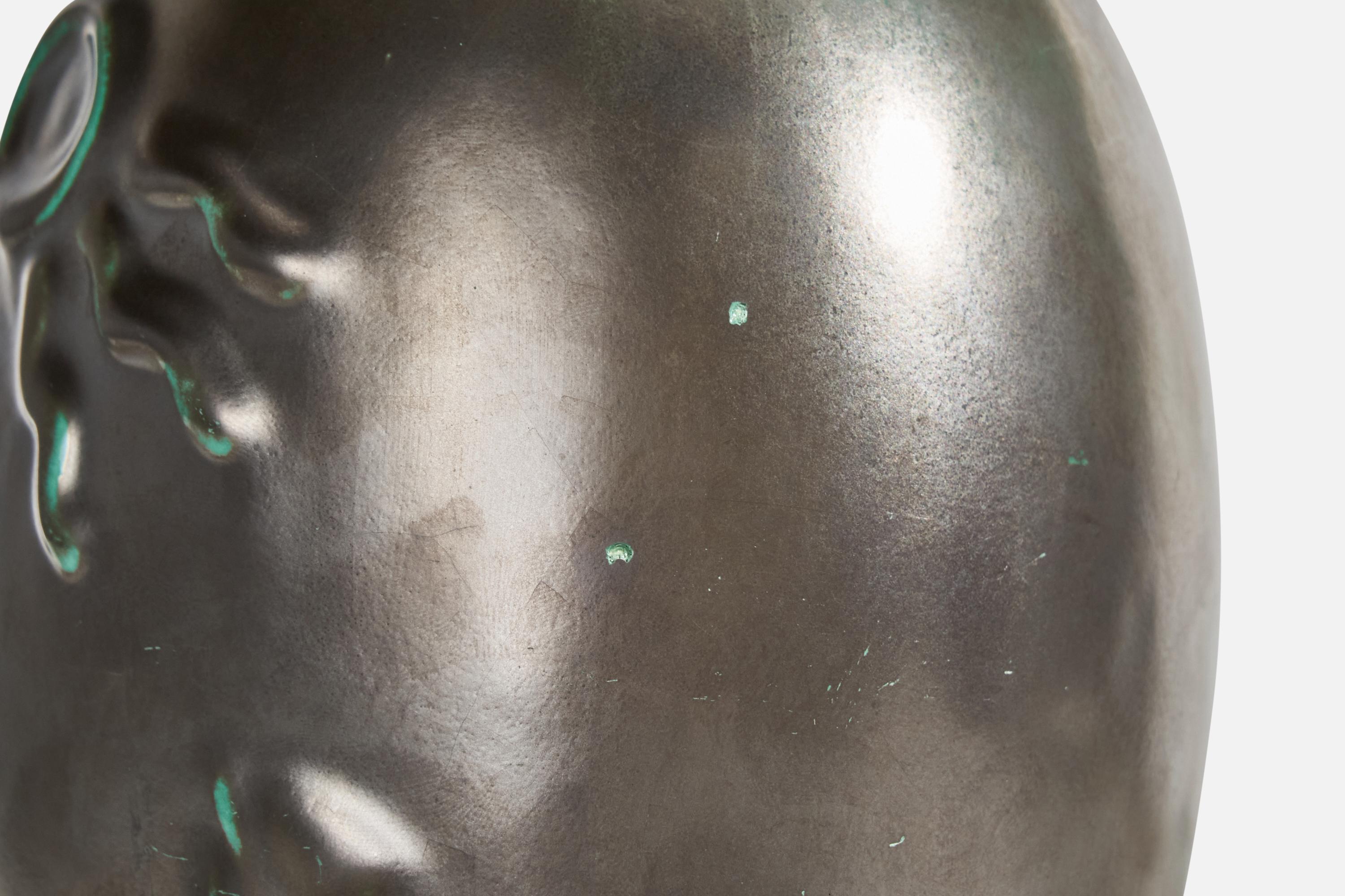 Vase en faïence de Upsala Ekeby, Suède, années 1930 en vente 2