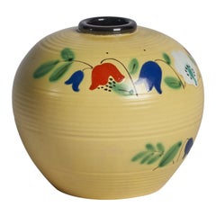 Upsala Ekeby, Vase, Earthenware, Sweden, 1930s