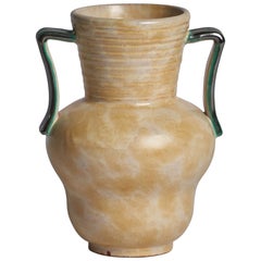 Upsala Ekeby, Vase, Earthenware, Sweden, 1930s