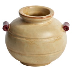 Upsala Ekeby, Vaso, Terracotta, Svezia, anni '1930