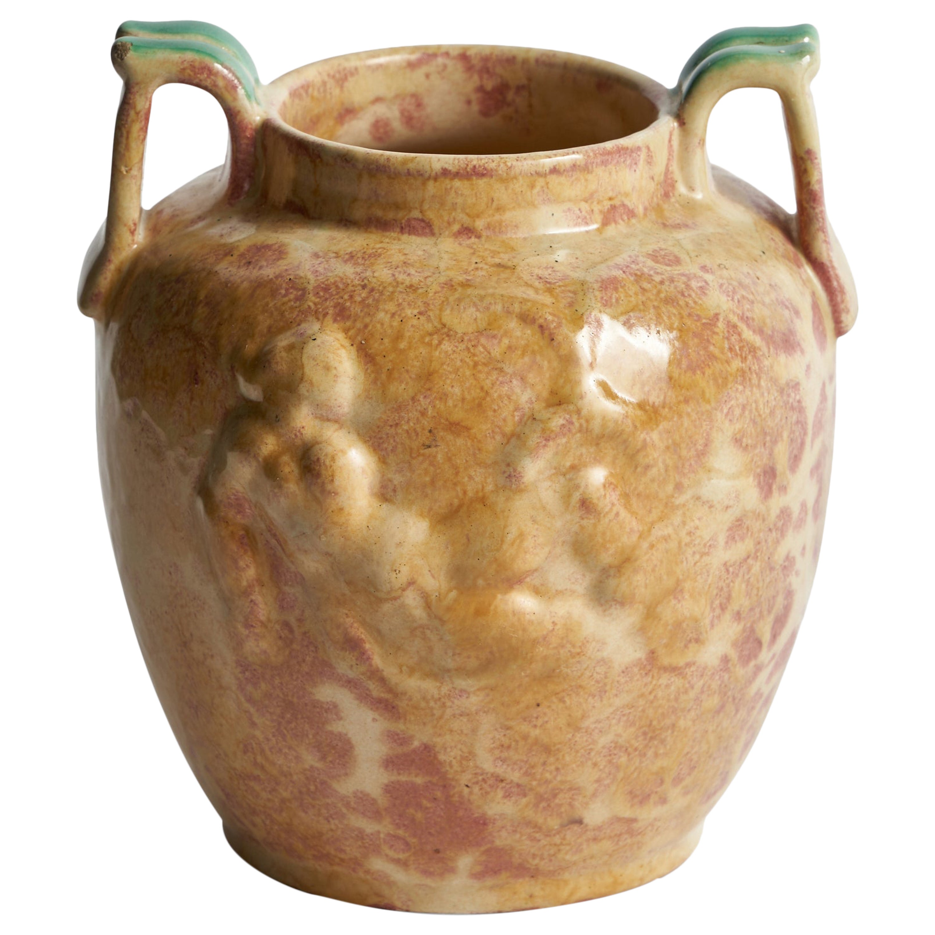 Upsala Ekeby, Vase, Earthenware, Sweden, 1930s