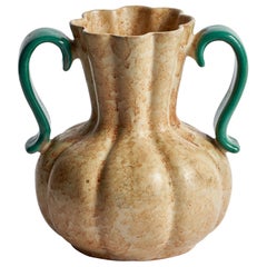 Upsala Ekeby, Vase, Earthenware, Sweden, 1930s