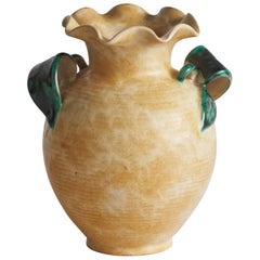 Upsala Ekeby, Vase, Earthenware, Sweden, 1930s